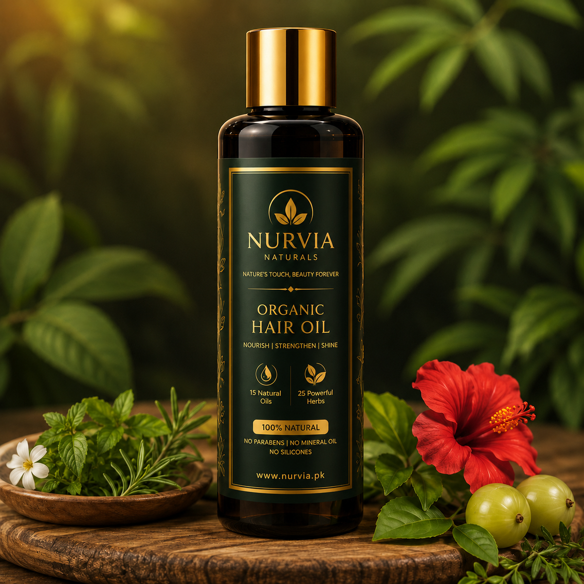 Nurvia Naturals Organic Hair Oil
